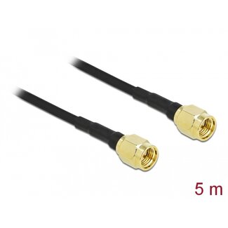 DeLOCK Delock Antenna Cable SMA plug to SMA plug LMR/CFD100 5 m low loss
