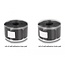 Delock Hook-and-loop pad on roll self-adhesive 45 x 50 mm - length 3 m black