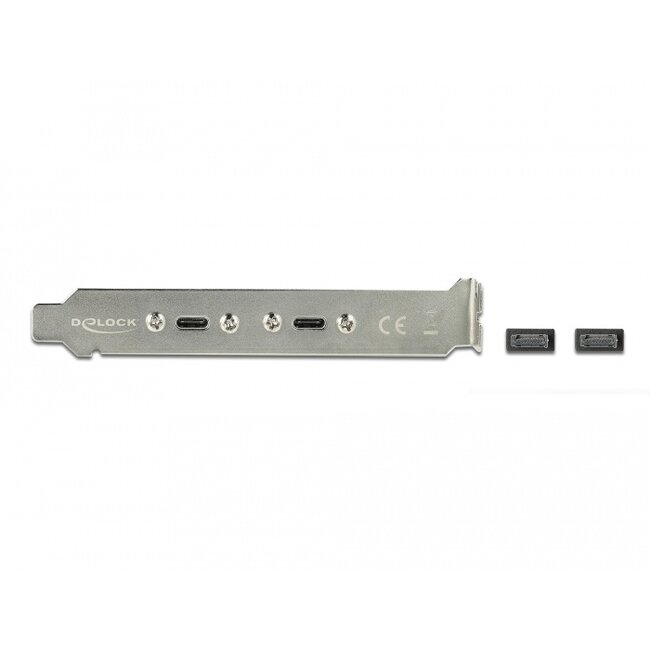 Delock USB 3.1 Gen 2 Slot Bracket with 2 x USB Type-C™ Ports