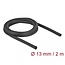 Delock Woven Sleeve self-closing heat-resistant 2 m x 13 mm black