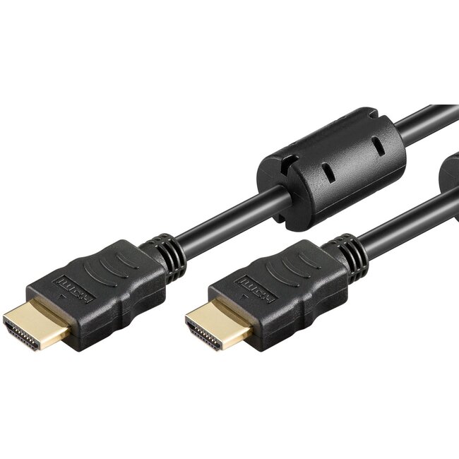 Goobay High Speed HDMI™ Cable with Ethernet ,Ferrite (4K@60Hz) 1.5 m