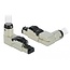 Delock RJ45 Plug field assembly Cat.6A metal angled