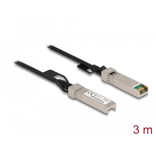Delock Cable Twinax SFP+ male to SFP+ male 3 m