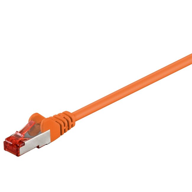 Goobay CAT 6 Patch Cable, S/FTP (PiMF), orange 10 m