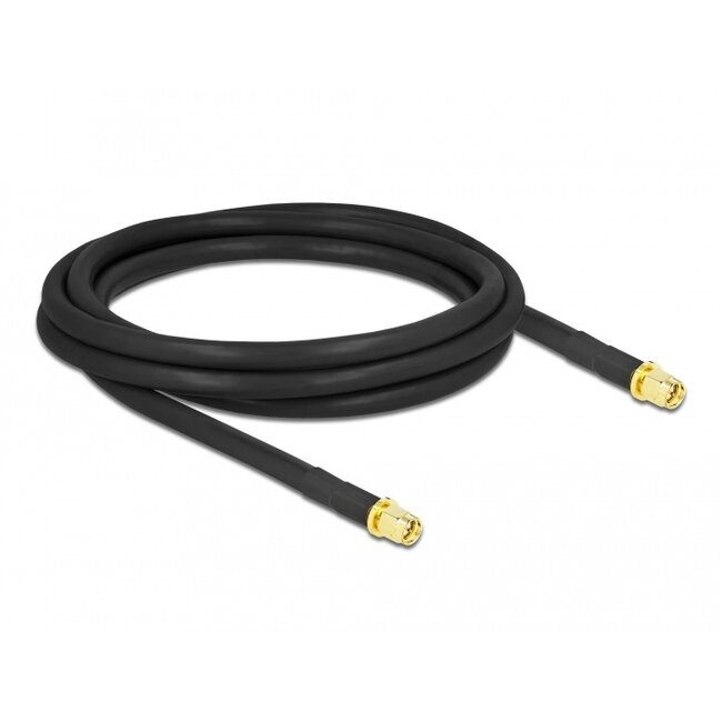 Delock Antenna Cable SMA plug to SMA plug LMR/CFD300 2 m low loss