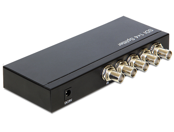 DeLOCK 93250. Aansluiting(en): BNC. Ondersteunde video-modi: 1080i,1080p,480i,720p. Kleur van het product: Zwart. Ingangsspanning: 100-240, AC invoer frequentie: 50/60, Typisch str