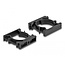 Delock Cable sleeve holder with locking clip 34.5 mm 4 pieces black