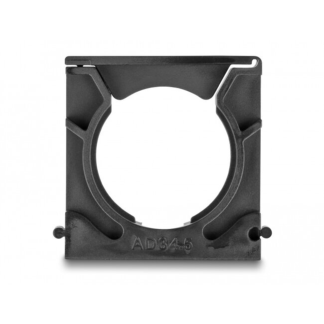 Delock Cable sleeve holder with locking clip 34.5 mm 4 pieces black