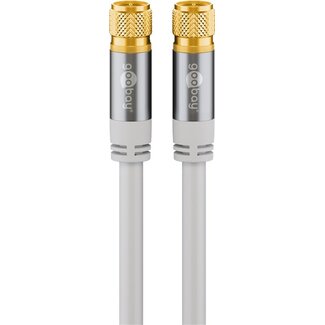 Goobay Goobay SAT Antenna Cable (135 dB), 4x Shielded 1 m