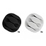 Delock Cable Holder with 3 feed-throughs self-adhesive Set 6 pieces black / white