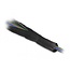 Delock EMI Shielding braided sleeve with hook-and-loop fastener heat resistant 1 m x 20 mm black
