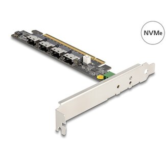 DeLOCK Delock PCI Express x16 Card to 4 x internal SFF-8654 4i NVMe - Bifurcation