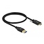 Delock SuperSpeed USB 10 Gbps (USB 3.2 Gen 2) Cable Type-A male to USB Type-C™ male with screws on the sides 0.5 m