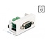 Delock Easy 45 Module D-Sub 9 pin male to 10 pin Terminal Block 22.5 x 45 mm