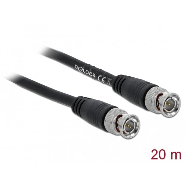 Delock Cable BNC male to BNC male 20 m