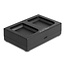 Delock Ring Barcode Scanner 1D and 2D with 2.4 GHz or Bluetooth (2 pieces) + Charging Station