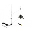 Delock LTE Antenna SMA plug 5 - 7 dBi fixed omnidirectional with mounting base and connection cable RG-58 3 m wall mount outdoor black