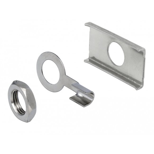 Delock LTE Antenna SMA plug 5 - 7 dBi fixed omnidirectional with mounting base and connection cable RG-58 3 m wall mount outdoor black