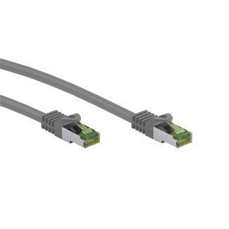 Goobay Goobay RJ45 patch cord with CAT 8.1 S/FTP raw cable, AWG 26, grey 15 m