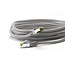 Goobay RJ45 patch cord with CAT 8.1 S/FTP raw cable, AWG 26, grey 15 m