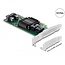 Delock PCI Express x8 Card to 4 x internal SFF-8643 NVMe - Low Profile Form Factor