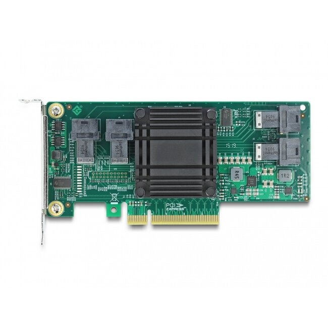 Delock PCI Express x8 Card to 4 x internal SFF-8643 NVMe - Low Profile Form Factor