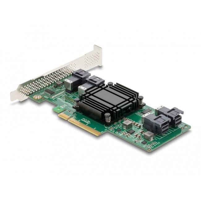 Delock PCI Express x8 Card to 4 x internal SFF-8643 NVMe - Low Profile Form Factor