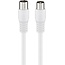 Goobay Antenna Cable (Class A, >85 dB), Double Shielded 1.5 m