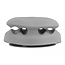 Delock Cable Holder self-adhesive with 4 feed-throughs Set 2 pieces