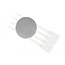 Delock Cable Holder self-adhesive with 4 feed-throughs Set 2 pieces