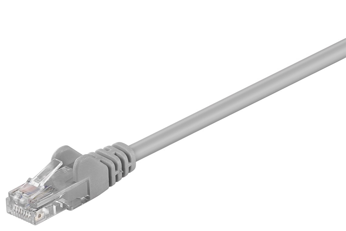Wentronic 68367 - Cat 5 UTP-kabel - RJ45 - 3 m - Grijs