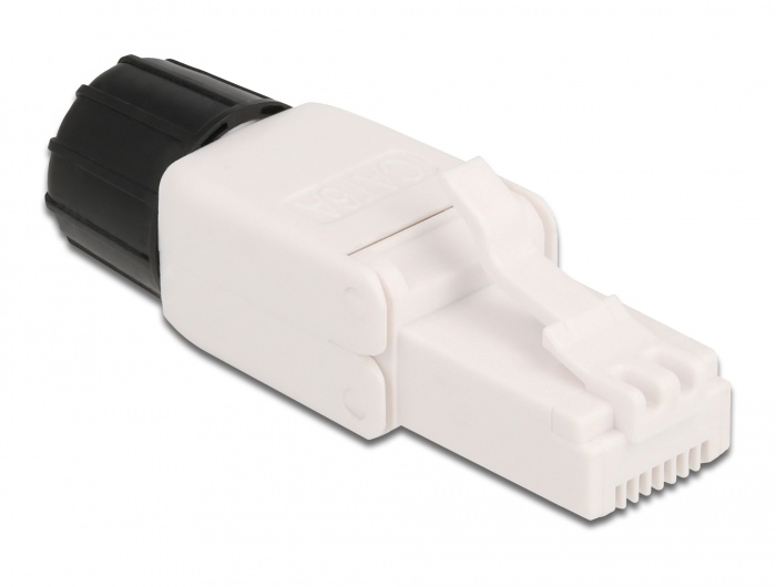 DeLOCK 86978. Aansluiting(en): RJ-45, Kleur van het product: Wit, Geslacht connector: Mannelijk. Breedte: 47,4 mm, Diepte: 17,5 mm, Hoogte: 14,4 mm. Aantal per verpakking: 1 stuk(s