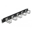Delock 19″ Cable Management Panel black