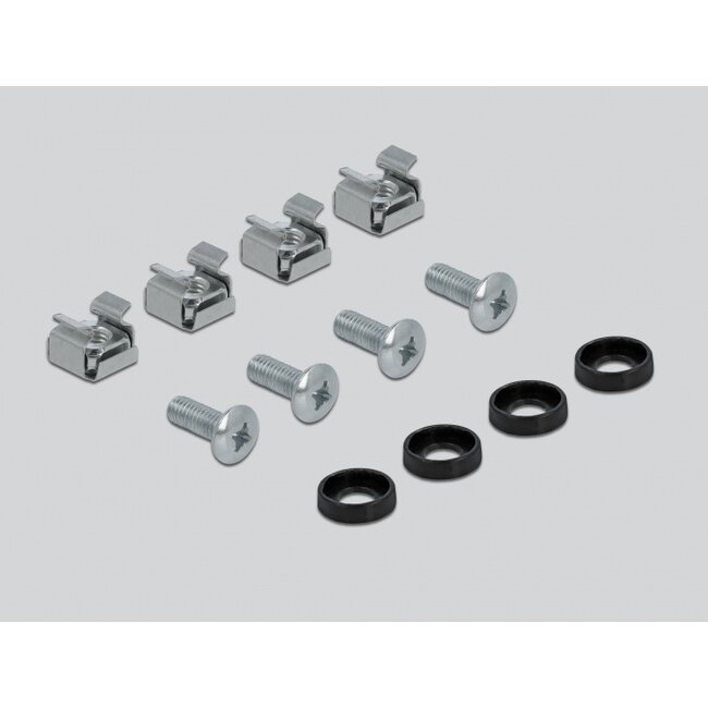 Delock 19″ Cable Management Panel black