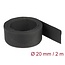 Delock Fabric heat shrink tube 2 m x 20 mm shrinkage ratio 2:1 black