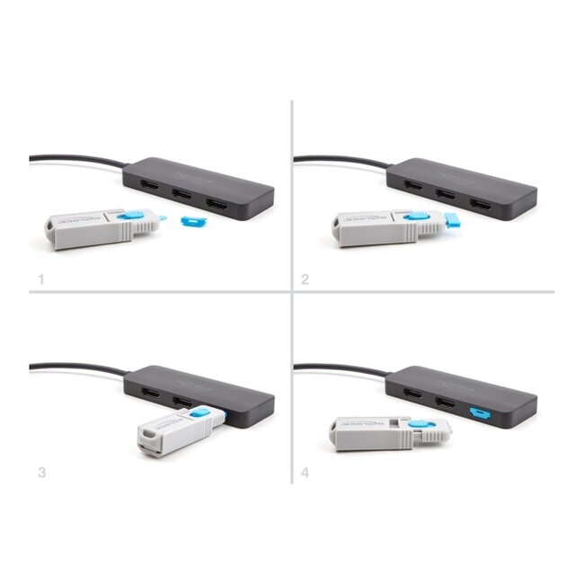 Delock 10 Port Blocker for HDMI female port