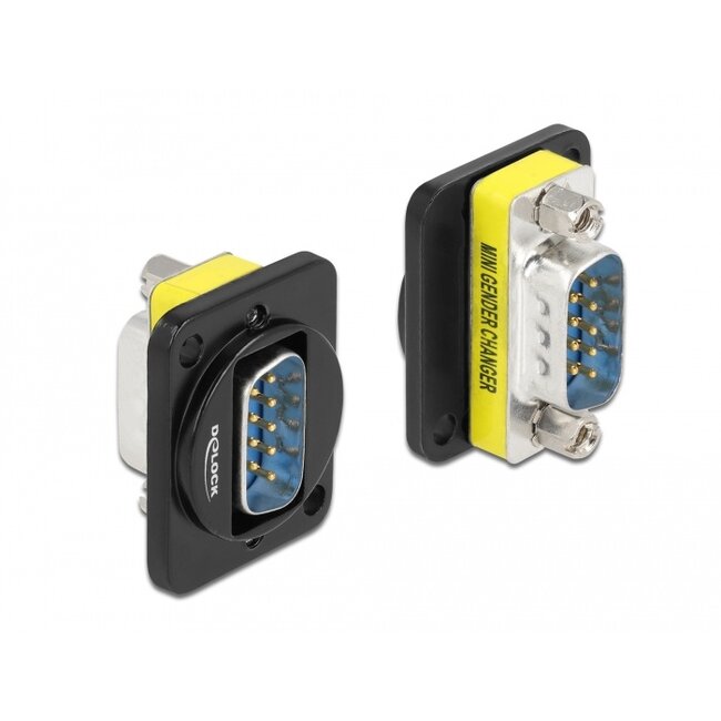 Delock D-Type Module DB9 plug to DB9 plug