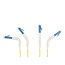 Delock Optical Fiber Cable LC Duplex to LC Duplex singlemode OS2 angled 5m