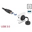 Delock Easy 45 Module SuperSpeed USB 5 Gbps (USB 3.2 Gen 1) USB Type-A female, 45 x 45 mm