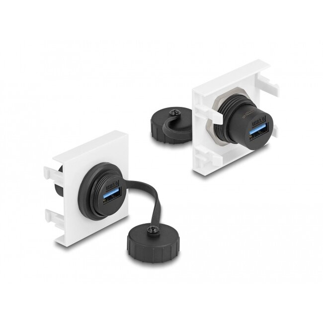 Delock Easy 45 Module SuperSpeed USB 5 Gbps (USB 3.2 Gen 1) USB Type-A female, 45 x 45 mm