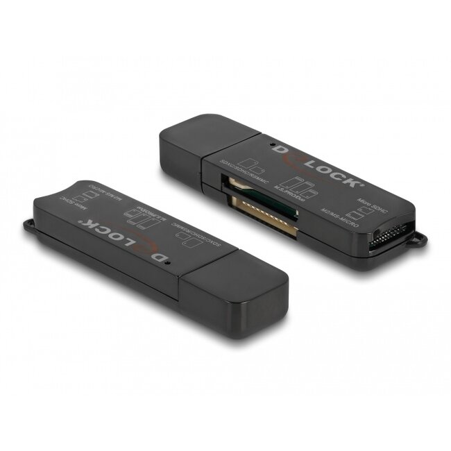 Delock SuperSpeed USB Card Reader for SD / Micro SD / MS memory cards
