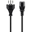 Goobay IEC Cord Switzerland, 2 m, Black