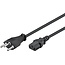 Goobay IEC Cord Switzerland, 2 m, Black