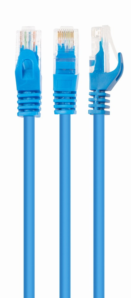 Gembird PP6U-0.25M/B. Snoerlengte: 0,25 m, Kabel standaard: Cat6, Kabelafscherming: U/UTP (UTP), Aansluiting 1: RJ-45, Aansluiting 2: RJ-45, Contact geleider materiaal: Goud