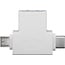 Goobay USB-A to USB 2.0 Micro-B T-Adapter (USB A 2.0), White