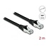Delock RJ45 Network Cable Cat.6A S/FTP PUR Outdoor 2 m black
