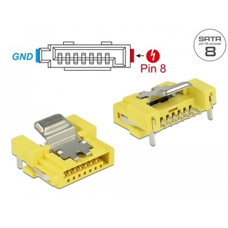 DeLOCK Delock Connector SATA 6 Gb/s receptacle 8 pin power