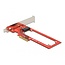 Delock PCI Express x4 Card to 1 x EDSFF E1.S Slot - Low Profile Form Factor