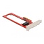 Delock PCI Express x4 Card to 1 x EDSFF E1.S Slot - Low Profile Form Factor