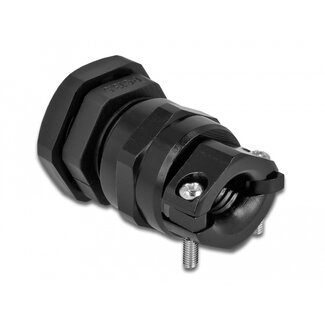 DeLOCK Delock Cable Gland PG13.5 with strain relief and bending protection black